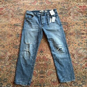 Madewell X KAIHARA DENIM The Dean Easy Straight Jean